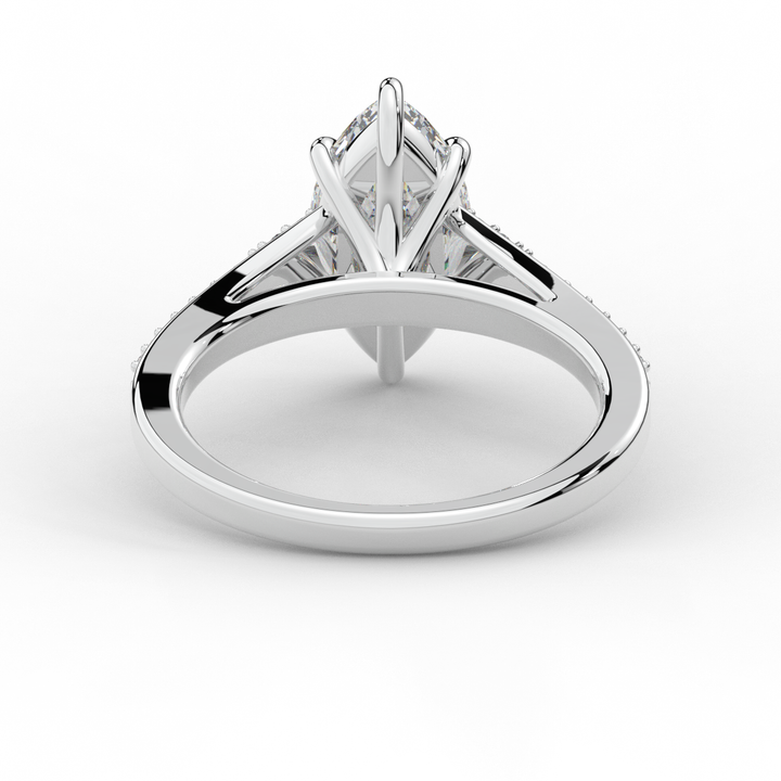 1.90CT.TW MARQUISE LAB DIAMOND SOLITAIRE ENGAGEMENT RING - Nazarelle