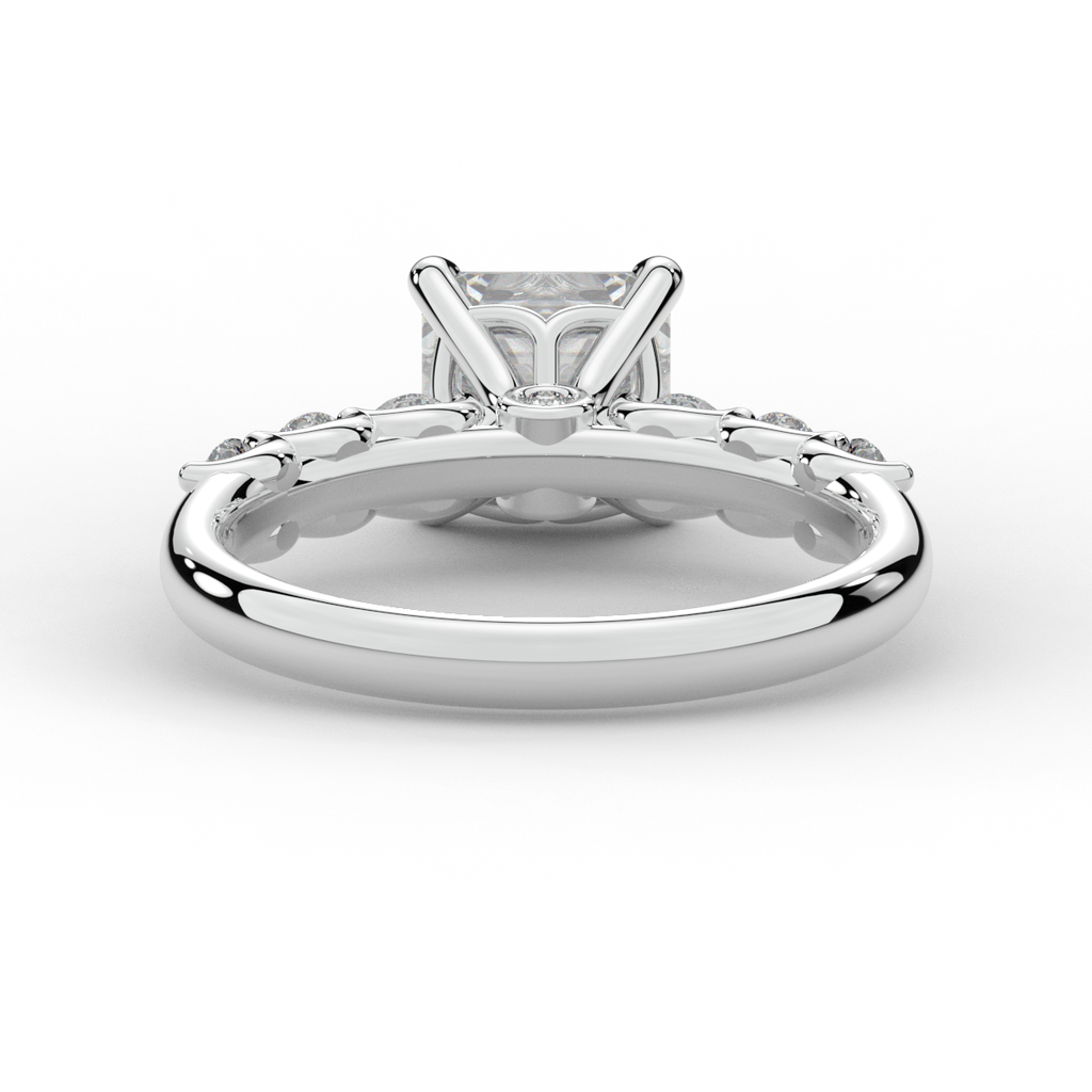 2.60CT.TW ASSCHER LAB DIAMOND SOLITAIRE ENGAGEMENT RING - Nazarelle