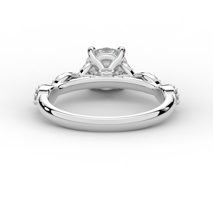 1.20CT.TW ROUND LAB DIAMOND SOLITAIRE ENGAGEMENT RING - Nazarelle