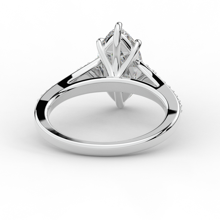 1.90CT.TW MARQUISE LAB DIAMOND SOLITAIRE ENGAGEMENT RING - Nazarelle