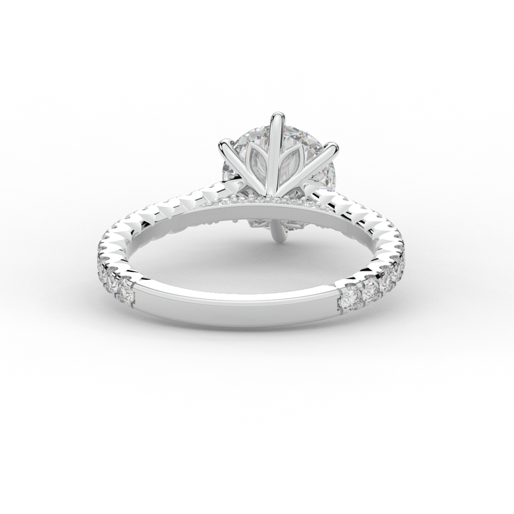 2.00CT.TW ROUND LAB DIAMOND SOLITAIRE ENGAGEMENT RING - Nazarelle