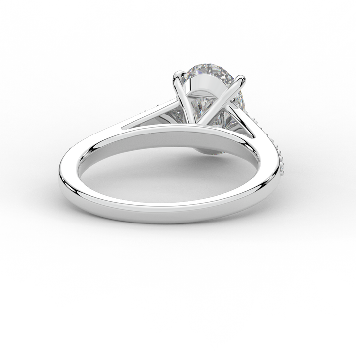 1.65CT.TW OVAL LAB DIAMOND SOLITAIRE ENGAGEMENT RING - Nazarelle