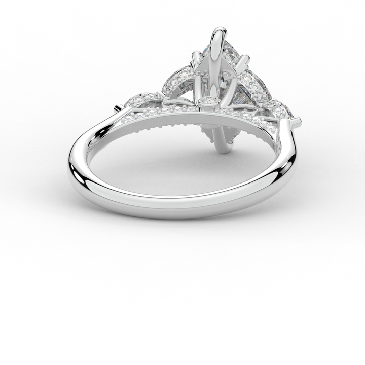 1.50CT.TW MARQUISE LAB DIAMOND ENGAGEMENT RING - Nazarelle