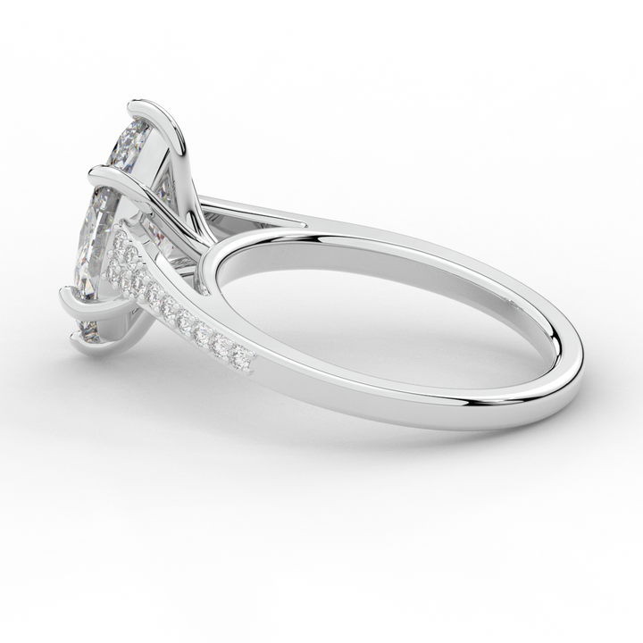 1.90CT.TW MARQUISE LAB DIAMOND SOLITAIRE ENGAGEMENT RING - Nazarelle