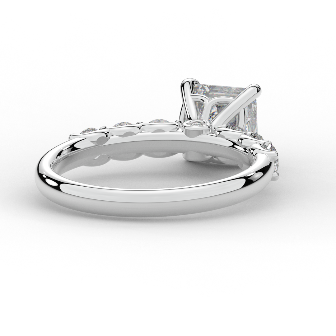 2.60CT.TW ASSCHER LAB DIAMOND SOLITAIRE ENGAGEMENT RING - Nazarelle