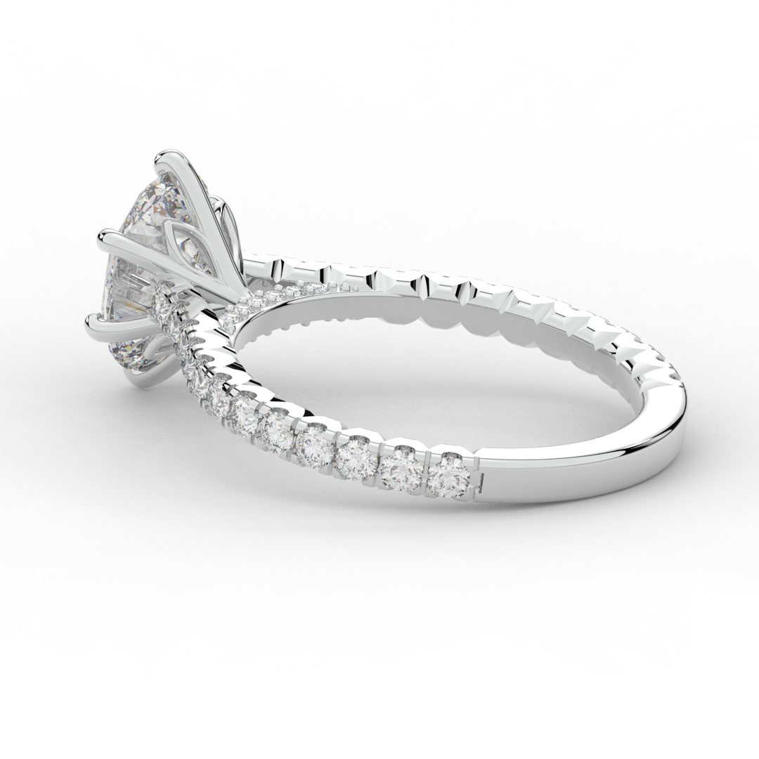 2.00CT.TW OVAL LAB DIAMOND SOLITAIRE ENGAGEMENT RING - Nazarelle