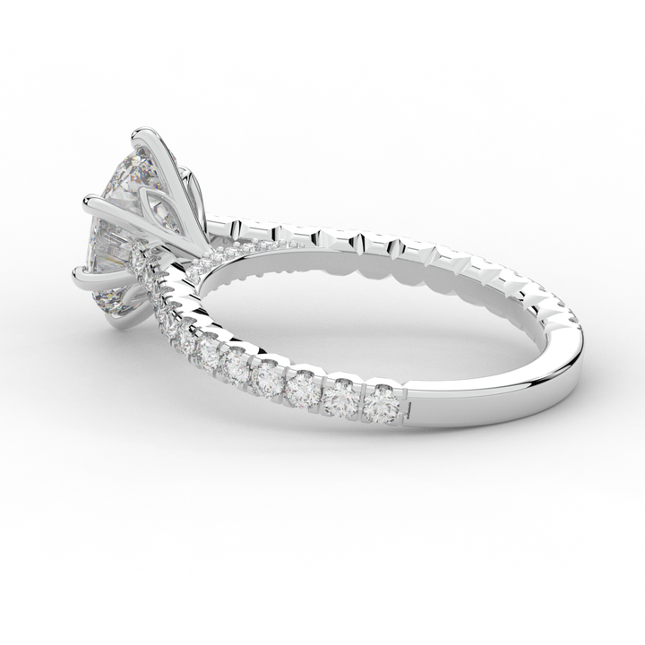 2.00CT.TW OVAL LAB DIAMOND SOLITAIRE ENGAGEMENT RING - Nazarelle