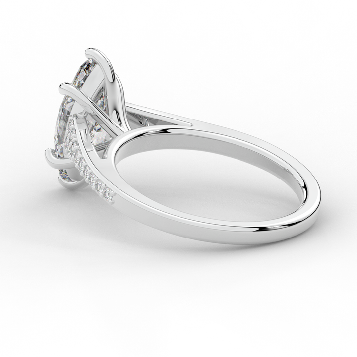 1.90CT.TW MARQUISE LAB DIAMOND SOLITAIRE ENGAGEMENT RING - Nazarelle