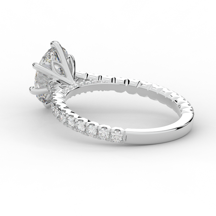 2.00CT.TW OVAL LAB DIAMOND SOLITAIRE ENGAGEMENT RING - Nazarelle