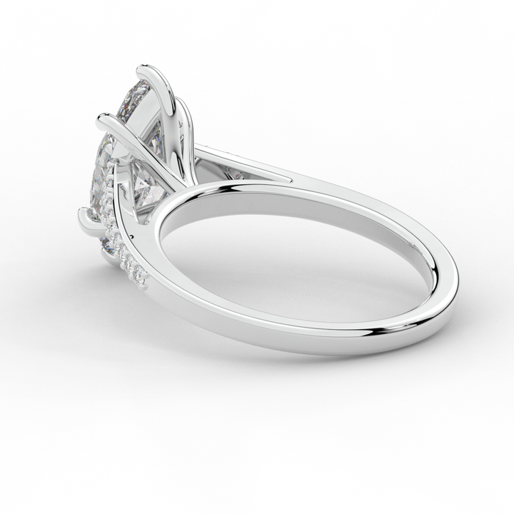 1.90CT.TW MARQUISE LAB DIAMOND SOLITAIRE ENGAGEMENT RING - Nazarelle