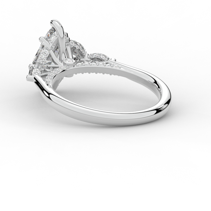 1.50CT.TW MARQUISE LAB DIAMOND ENGAGEMENT RING - Nazarelle