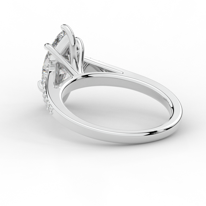 1.90CT.TW MARQUISE LAB DIAMOND SOLITAIRE ENGAGEMENT RING - Nazarelle