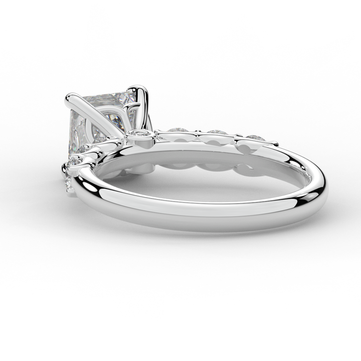 2.60CT.TW ASSCHER LAB DIAMOND SOLITAIRE ENGAGEMENT RING - Nazarelle