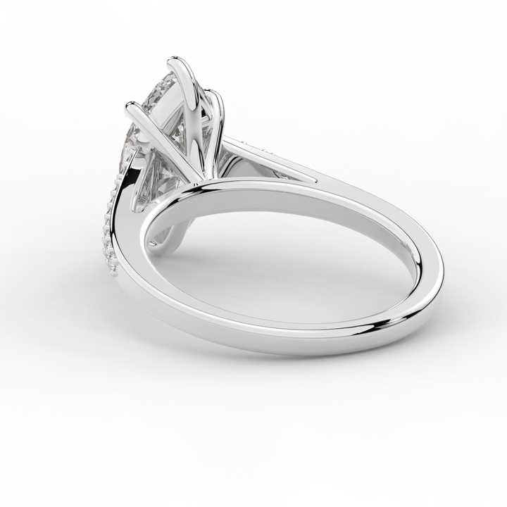 1.90CT.TW MARQUISE LAB DIAMOND SOLITAIRE ENGAGEMENT RING - Nazarelle