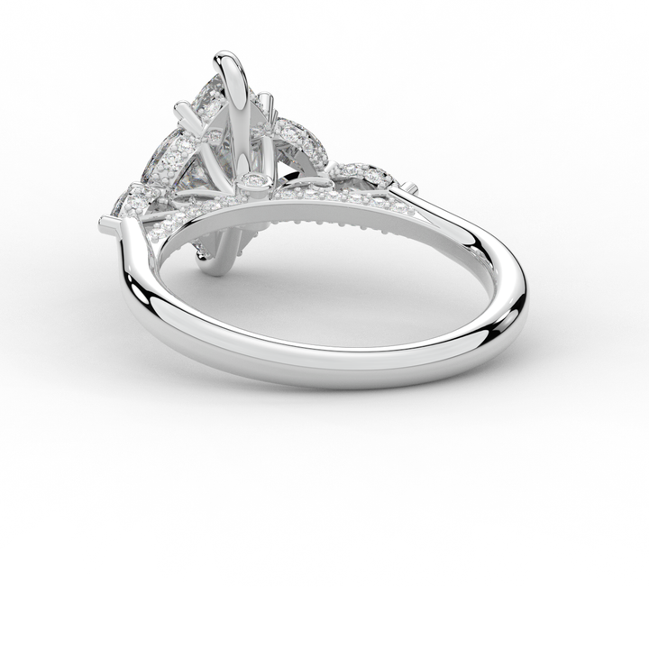 1.50CT.TW MARQUISE LAB DIAMOND ENGAGEMENT RING - Nazarelle