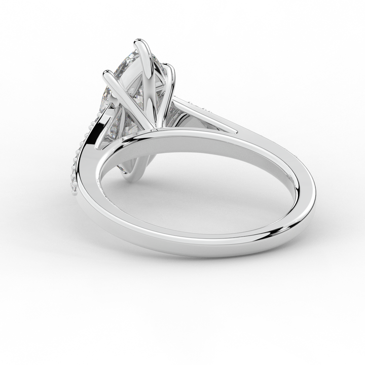 1.90CT.TW MARQUISE LAB DIAMOND SOLITAIRE ENGAGEMENT RING - Nazarelle