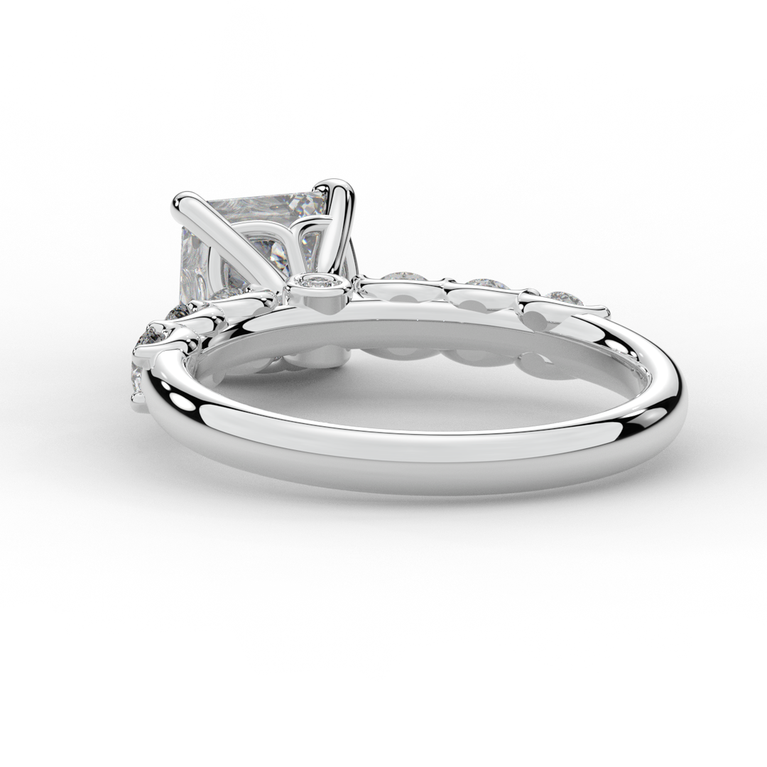 2.60CT.TW ASSCHER LAB DIAMOND SOLITAIRE ENGAGEMENT RING - Nazarelle