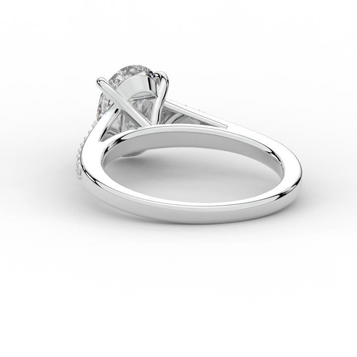 1.65CT.TW OVAL LAB DIAMOND SOLITAIRE ENGAGEMENT RING - Nazarelle