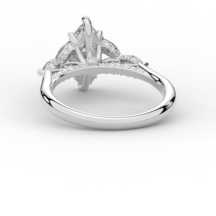 1.50CT.TW MARQUISE LAB DIAMOND ENGAGEMENT RING - Nazarelle