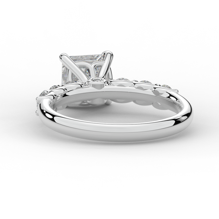 2.60CT.TW ASSCHER LAB DIAMOND SOLITAIRE ENGAGEMENT RING - Nazarelle