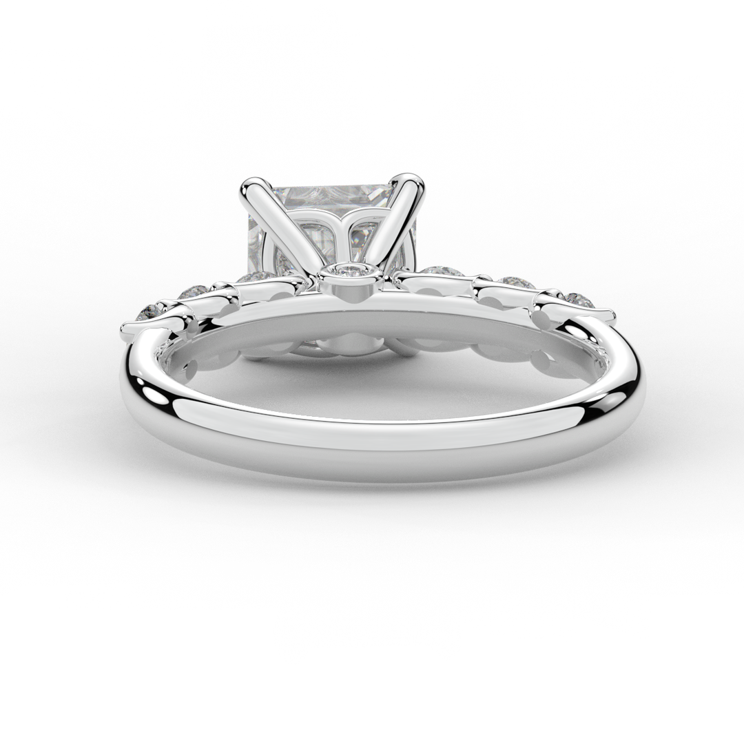 2.60CT.TW ASSCHER LAB DIAMOND SOLITAIRE ENGAGEMENT RING - Nazarelle