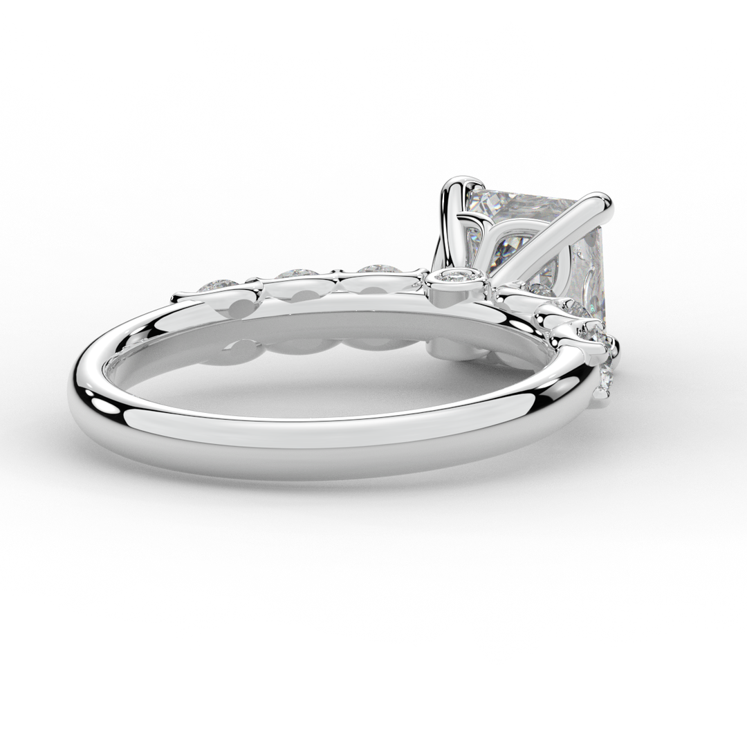 2.60CT.TW ASSCHER LAB DIAMOND SOLITAIRE ENGAGEMENT RING - Nazarelle