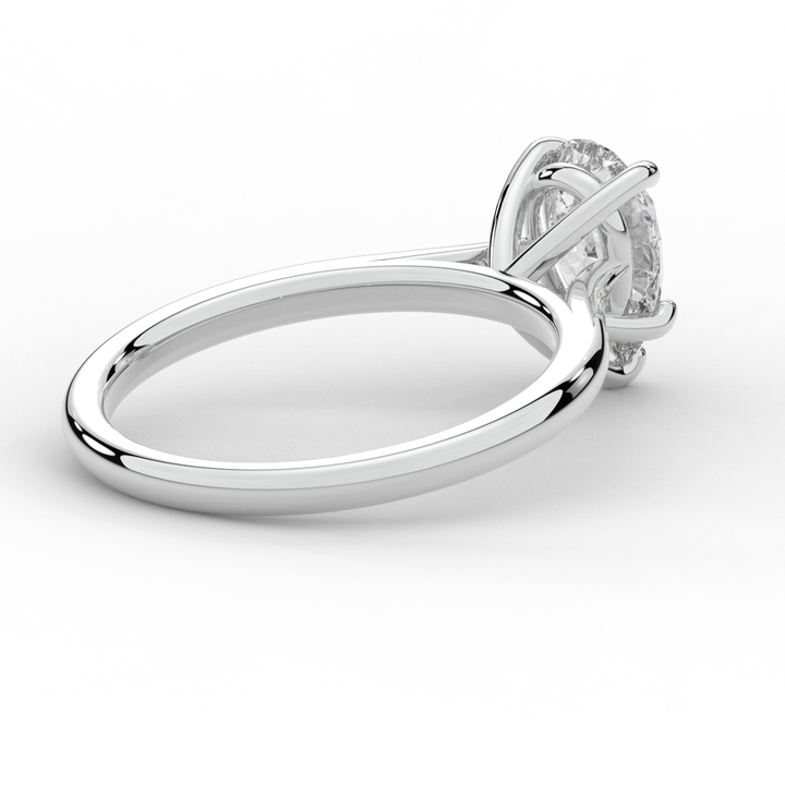 1.00CT PEAR LAB DIAMOND SOLITAIRE ENGAGEMENT RING