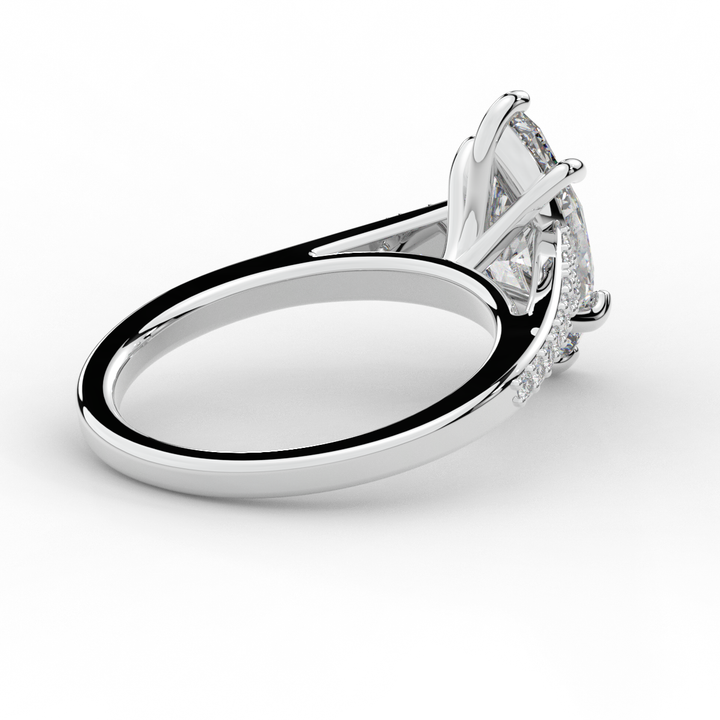 1.90CT.TW MARQUISE LAB DIAMOND SOLITAIRE ENGAGEMENT RING - Nazarelle