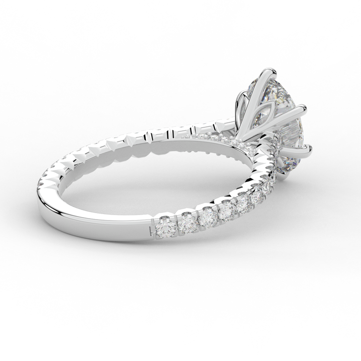 2.00CT.TW OVAL LAB DIAMOND SOLITAIRE ENGAGEMENT RING - Nazarelle