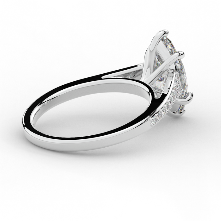 1.90CT.TW MARQUISE LAB DIAMOND SOLITAIRE ENGAGEMENT RING - Nazarelle