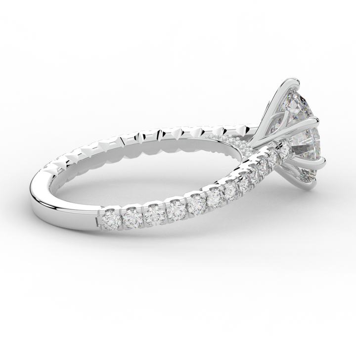 2.00CT.TW OVAL LAB DIAMOND SOLITAIRE ENGAGEMENT RING - Nazarelle