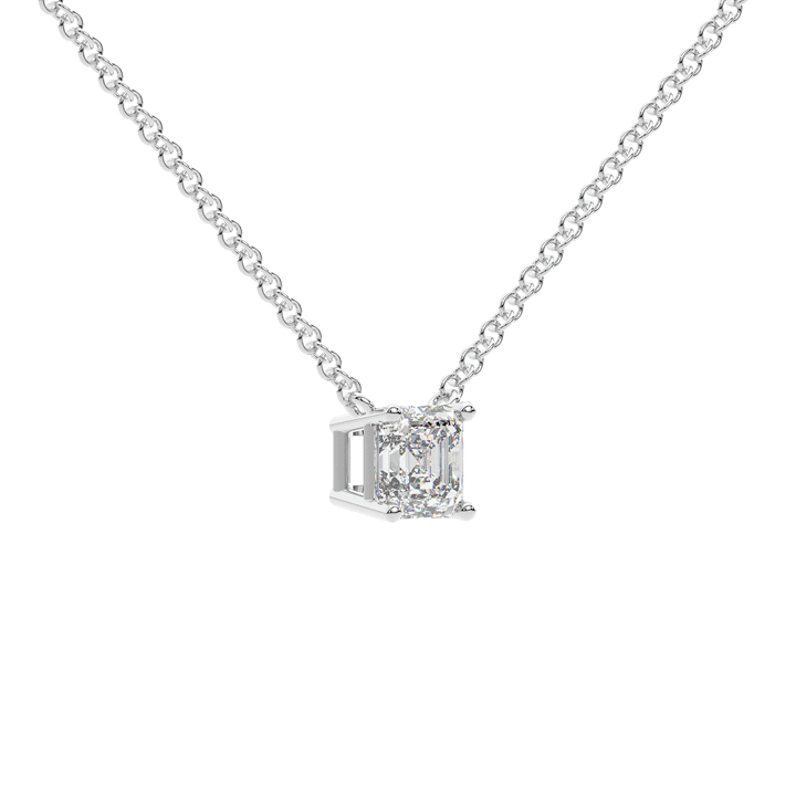 1.00CT.TW ASCHER LAB DIAMOND SOLITAIRE PENDANT - Nazarelle