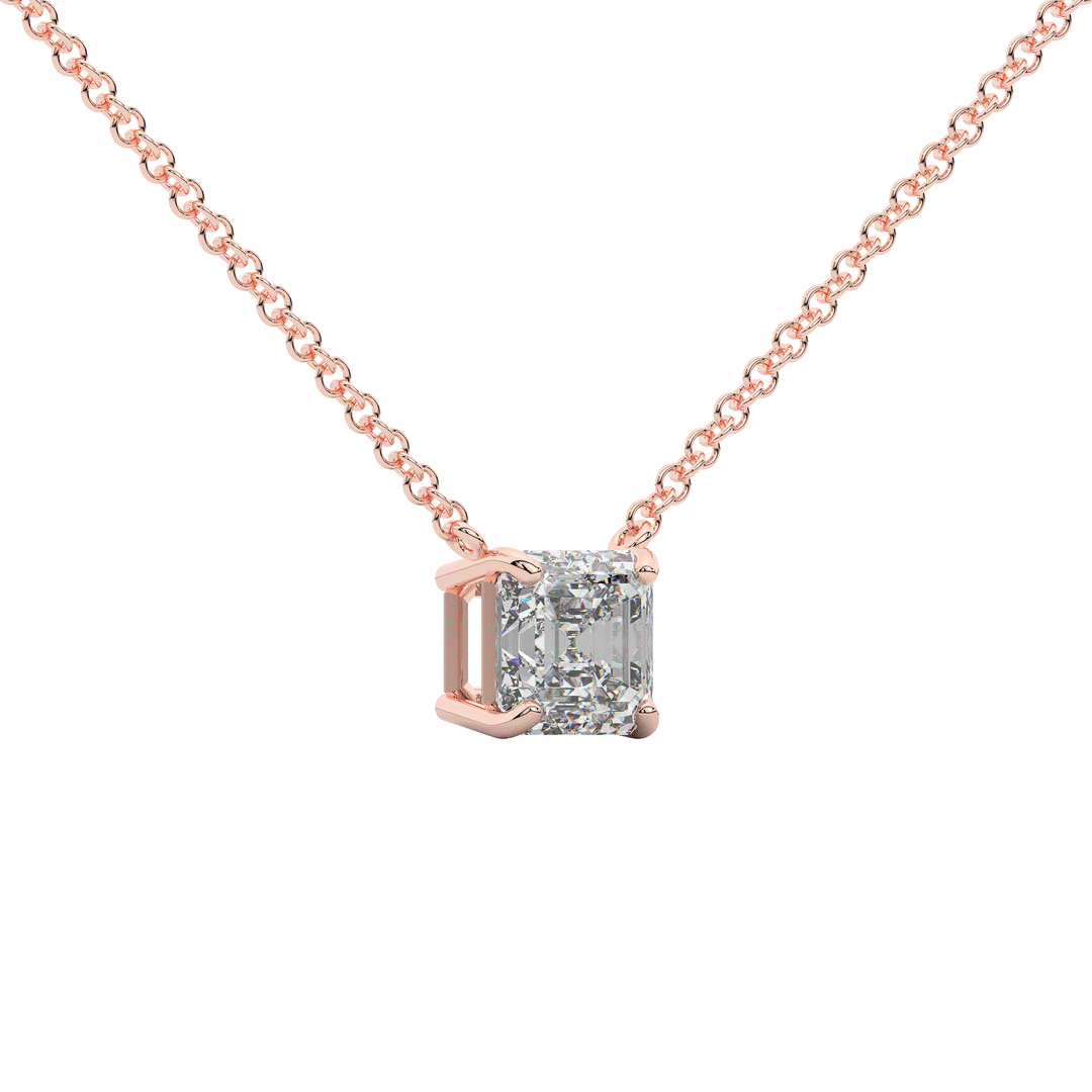 2.00CT.TW ASCHER CERTIFIED LAB DIAMOND SOLITAIRE PENDANT - Nazarelle