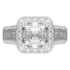 6.10CT.TW ASCHER LAB DIAMOND HALO ENGAGEMENT RING - Nazarelle