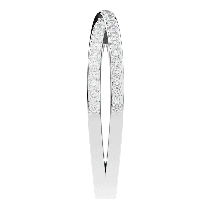 0.25CT.TW LAB DIAMOND TWIST WEDDING BAND* - Nazarelle