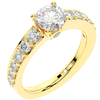 1.75CT.TW ROUND LAB DIAMOND SOLITAIRE ENGAGEMENT RING - Nazarelle