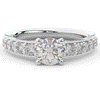 1.75CT.TW ROUND LAB DIAMOND SOLITAIRE ENGAGEMENT RING - Nazarelle