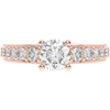 1.75CT.TW ROUND LAB DIAMOND SOLITAIRE ENGAGEMENT RING - Nazarelle