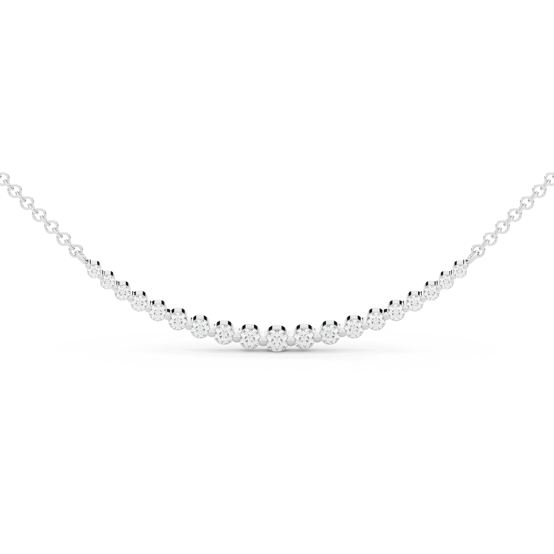 0.40CT.TW LAB DIAMOND TAPERED PENDANT - Nazarelle