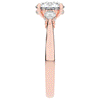 2.40CT.TW ROUND LAB DIAMOND 3 STONE ENGAGEMENT RING - Nazarelle