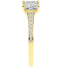 1.40CT.TW PRINCESS LAB DIAMOND SOLITAIRE ENGAGEMENT RING - Nazarelle