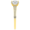 1.65CT.TW ROUND LAB DIAMOND SOLITAIRE ENGAGEMENT RING - Nazarelle