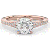 1.65CT.TW ROUND LAB DIAMOND SOLITAIRE ENGAGEMENT RING - Nazarelle