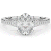 1.65CT.TW OVAL LAB DIAMOND SOLITAIRE ENGAGEMENT RING - Nazarelle