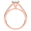 1.65CT.TW OVAL LAB DIAMOND SOLITAIRE ENGAGEMENT RING - Nazarelle