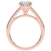 1.65CT.TW ROUND LAB DIAMOND SOLITAIRE ENGAGEMENT RING - Nazarelle