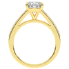 1.65CT.TW ROUND LAB DIAMOND SOLITAIRE ENGAGEMENT RING - Nazarelle