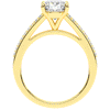 1.65CT.TW CUSHION LAB DIAMOND SOLITAIRE ENGAGEMENT RING - Nazarelle