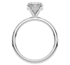 2.06CT.TW OVAL LAB DIAMOND UNDERHALO SOLIATIRE ENGAGEMENT RING - Nazarelle