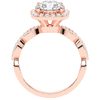 2.35CT.TW ROUND LAB DIAMOND HALO ENGAGEMENT RING - Nazarelle